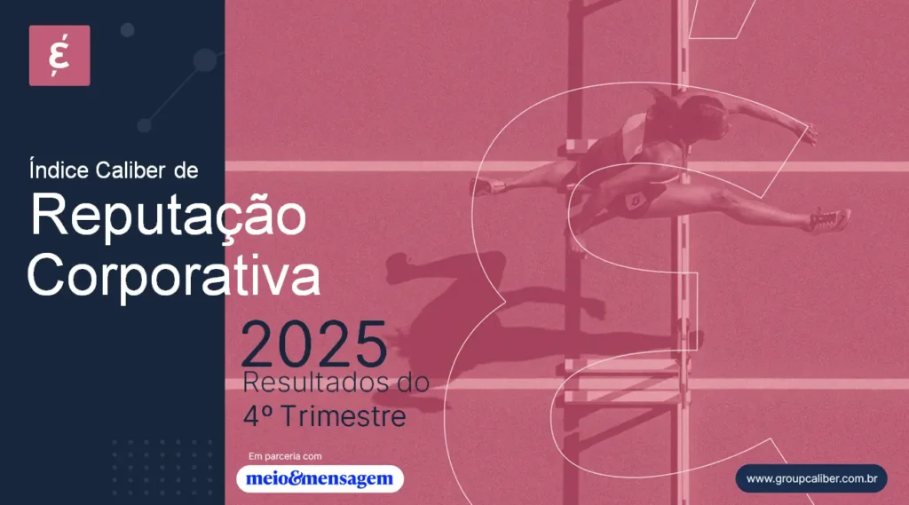 Capa do 20º Índice Caliber de Reputação Corporativa