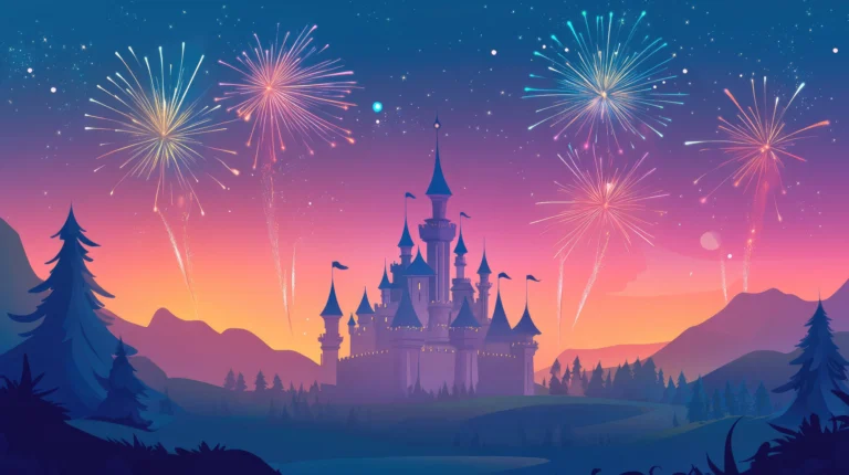 Castelo inspirado na Disney representando o setor de entretenimento e reputação da marca