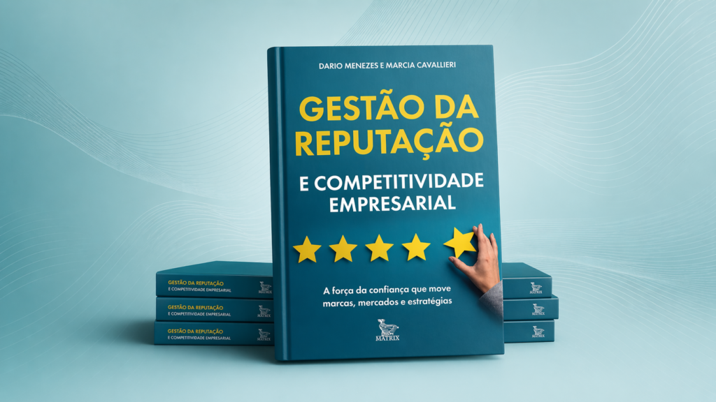 capa do livro gestão da reputação corporativa e competitividade empresarial da Caliber