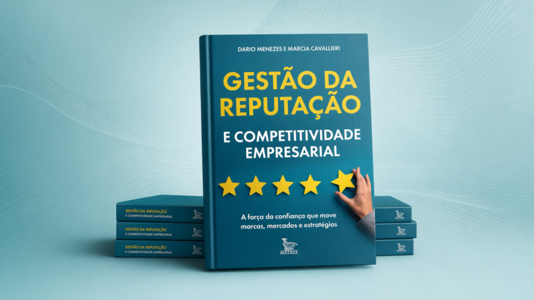 capa do livro gestão da reputação corporativa e competitividade empresarial da Caliber
